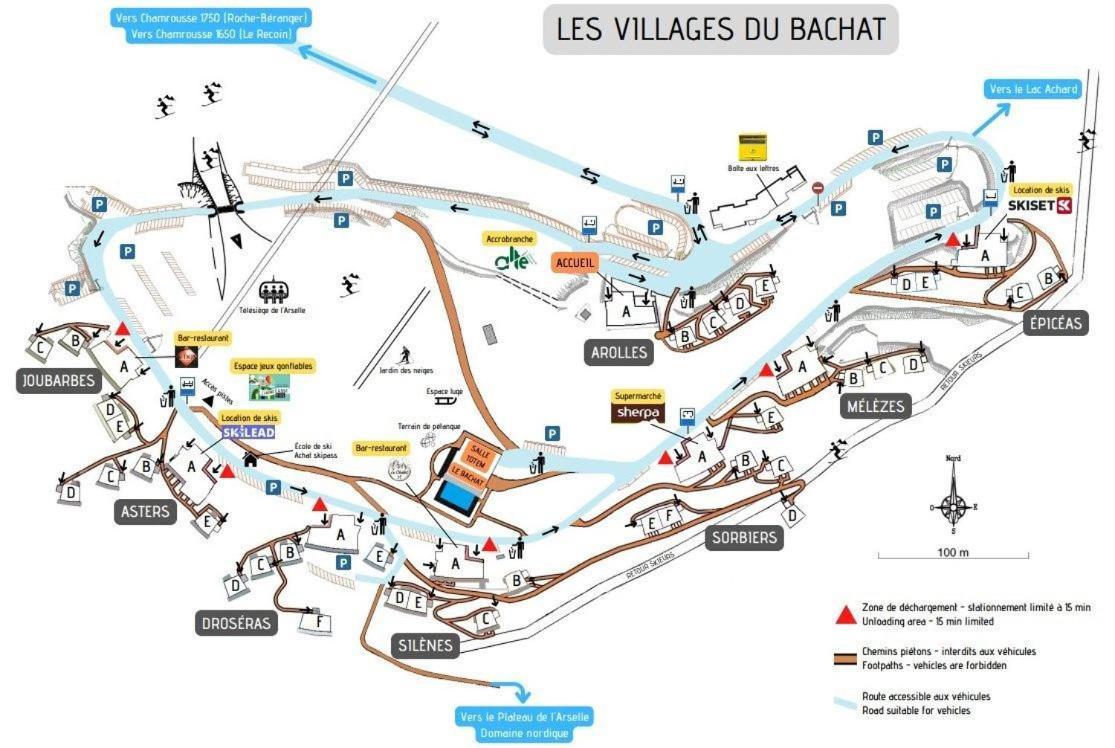 Studio Chamrousse 1700 Pour 4 Personnes - Au Calme - Avec Wifi Zewnętrze zdjęcie